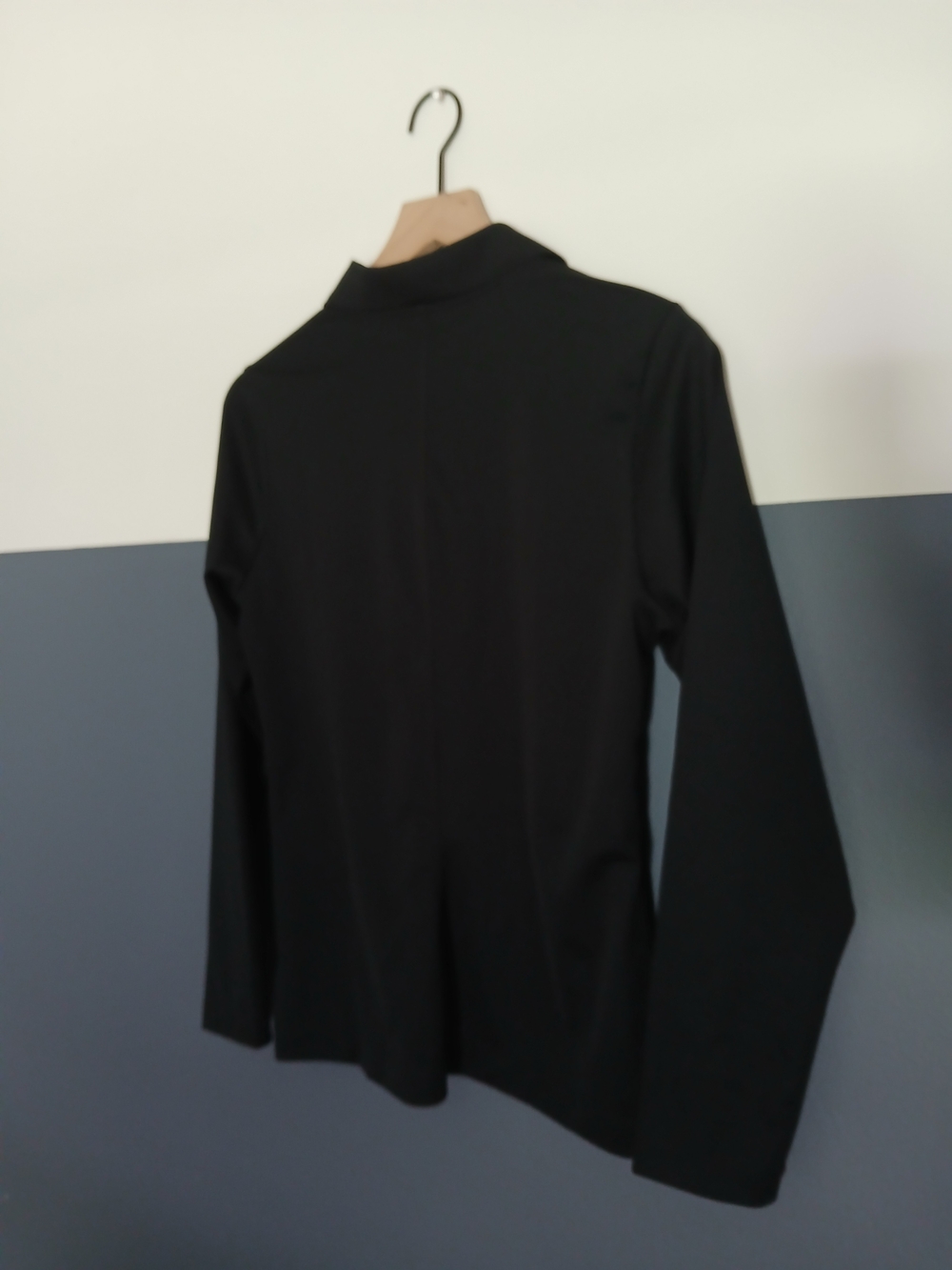 Nike Black Dri-FIT Golf Polo Long Sleeve - Picture 4 of 4